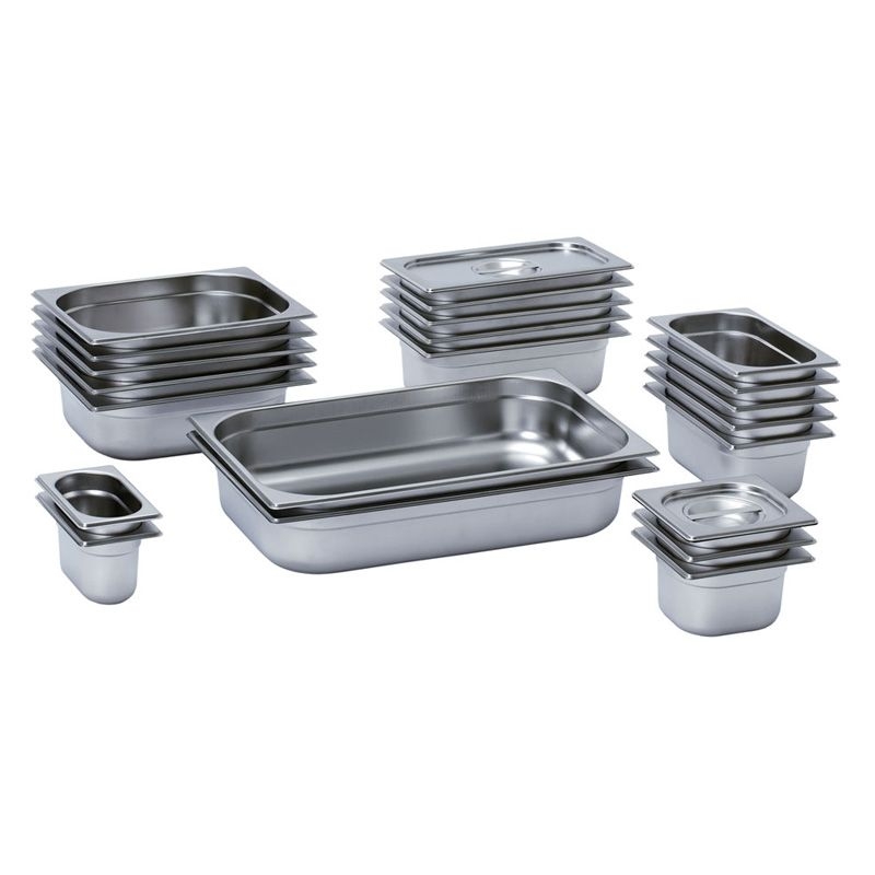 Maxima Gastronorm Bak 1/3 GN - 6,5 Cm Diep Geperforeerd RVS